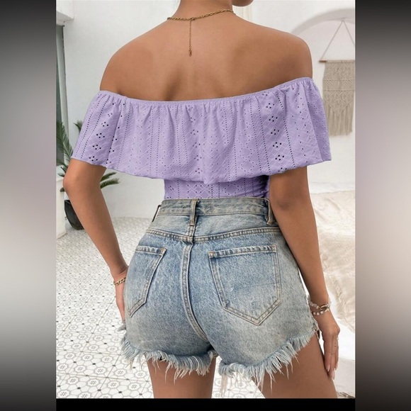 Womens over the shoulder bodysuit - Picture 2 of 7